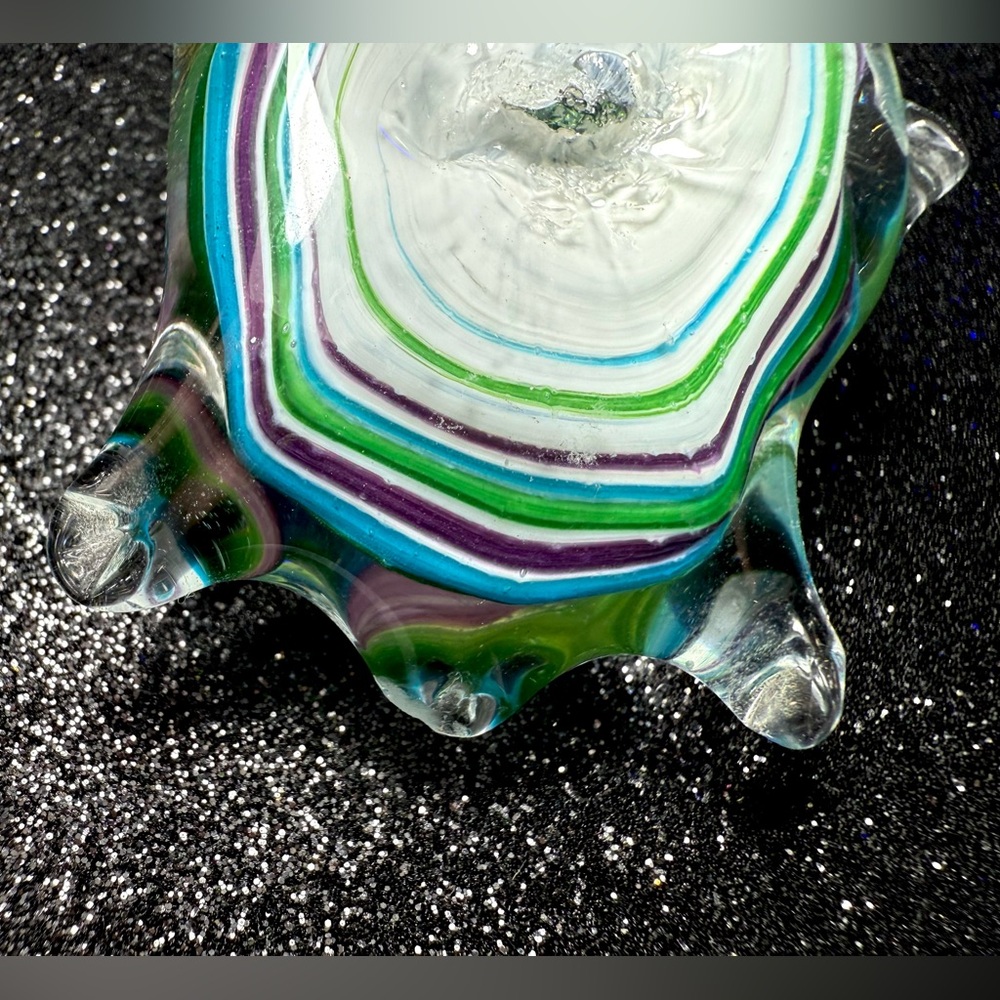 Art Glass Hand Blown Turtle Figurine - Picture 6 of 15